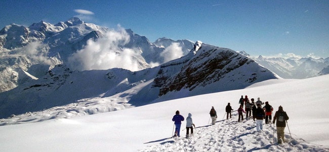 Rando randonnées raquettes en Haute Savoie avec Pierre Minier, accompagnateur en montagne dans le Grand Massifs